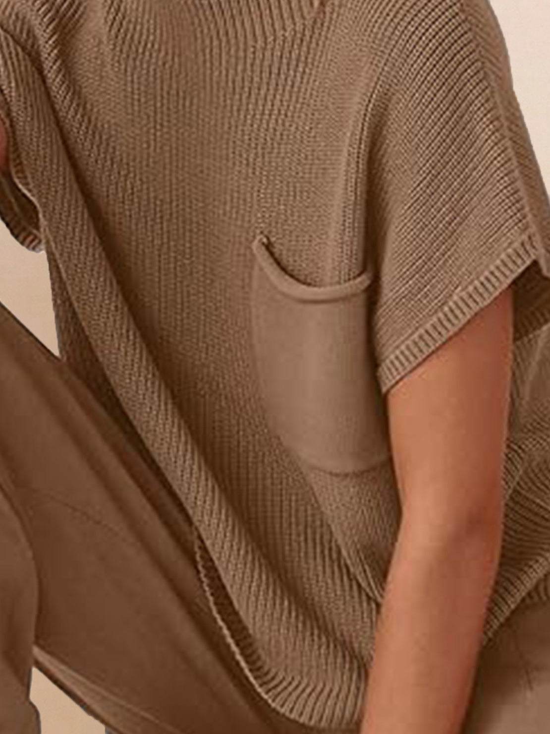 Comfy Couture Knit Sweater two-piece set in soft, relaxed fit with matching pants for versatile, stylish comfort