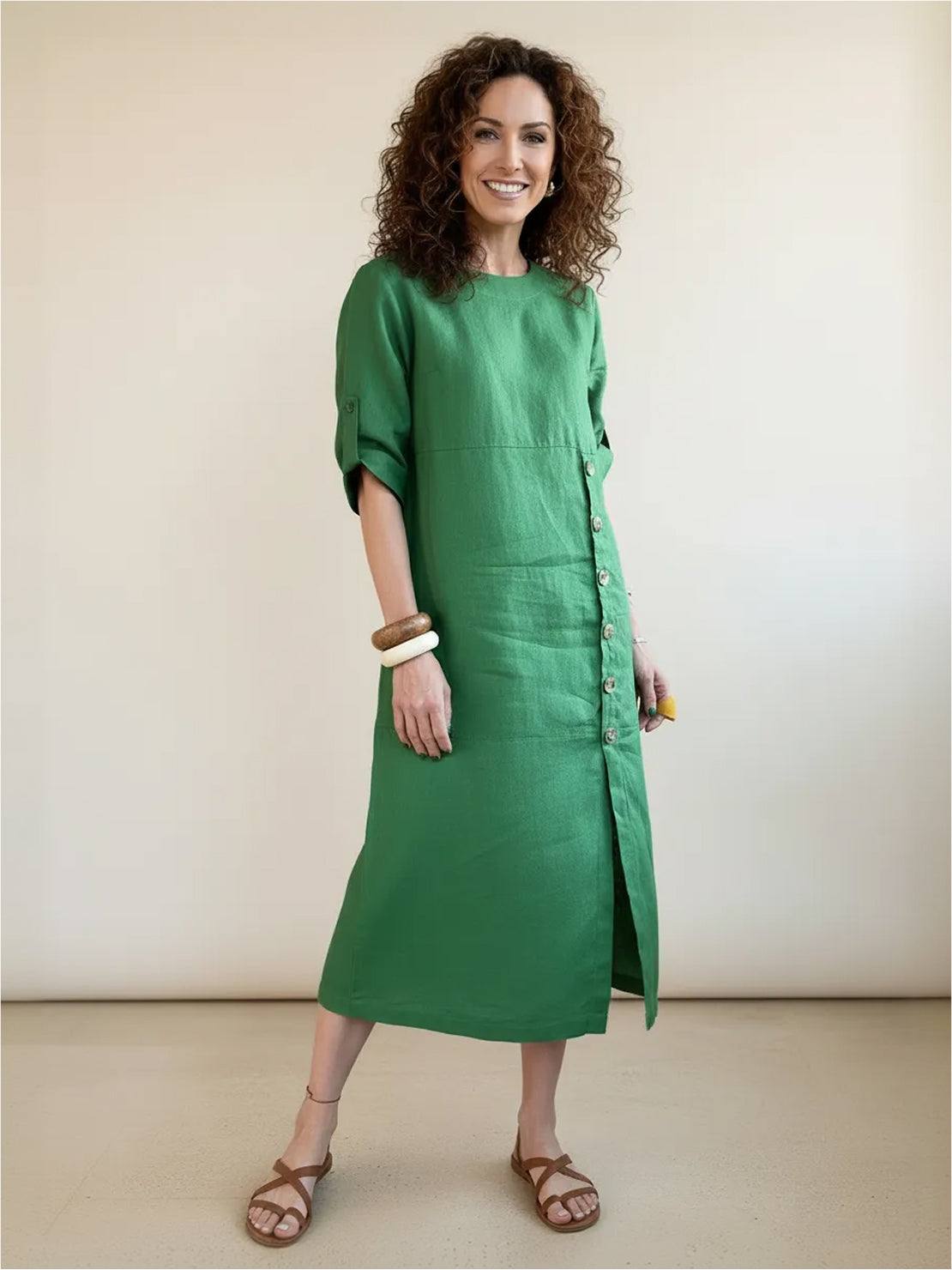 Pure Cotton Elegance dress in soft 100% cotton fabric perfect for travel and year-round wear