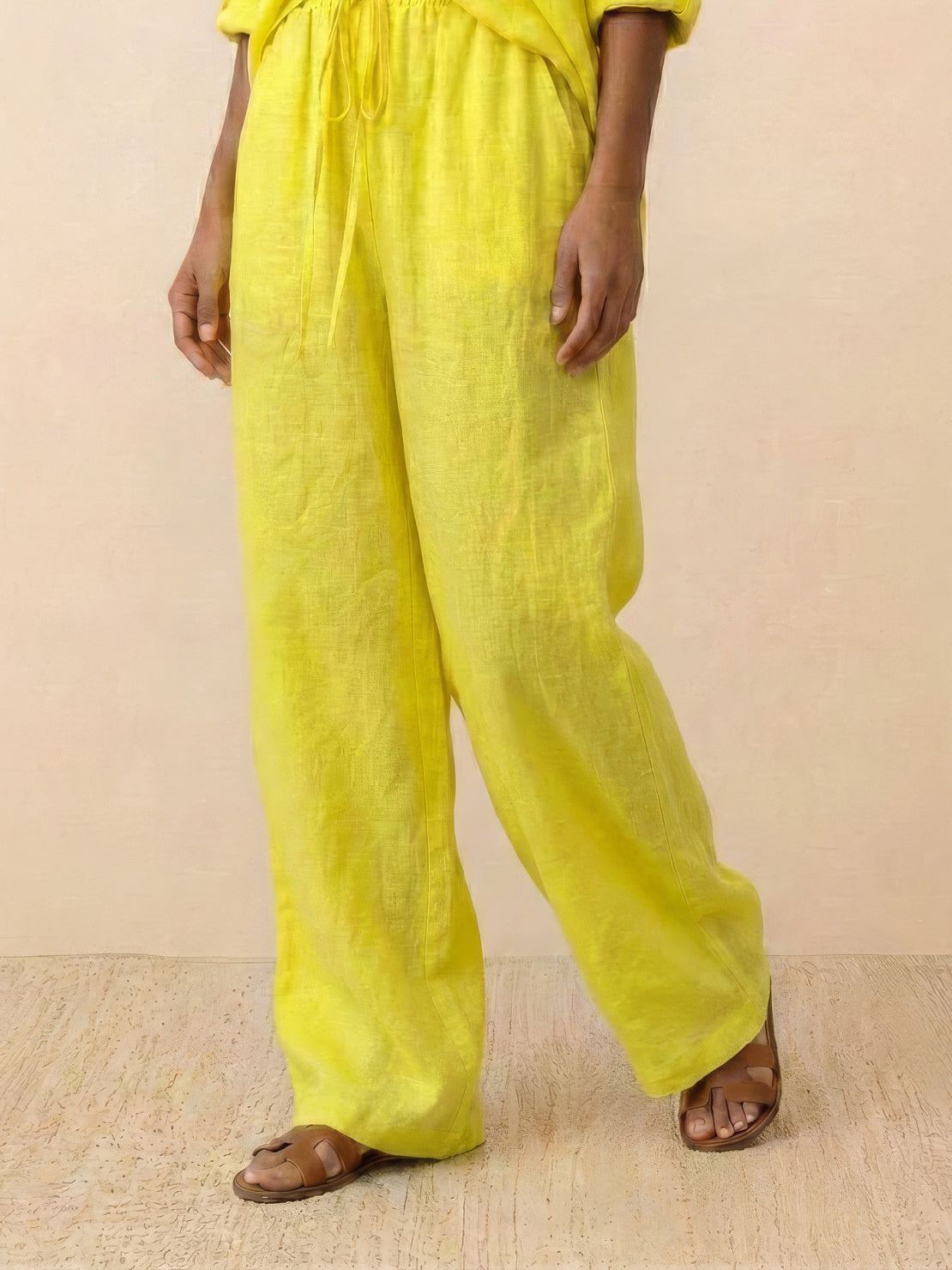 100% cotton double comfort set with relaxed fit, available in seven colors