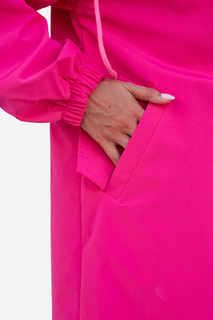 Barbara Pink Raincoat Windbreaker Jacket