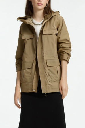 Mountain Women Water-Resistant Hooded Parka