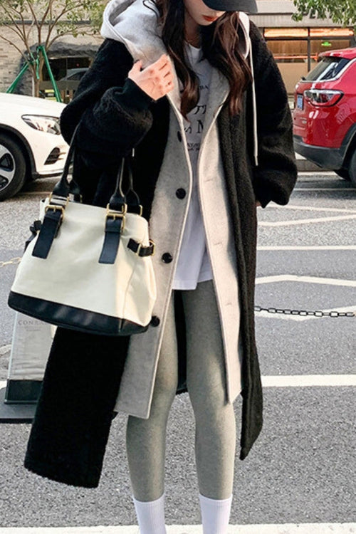 Everyday Wear Oversized Sherpa Long Coat