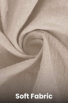 Close-up of soft fabric texture for Chic Comfort Kimono two-piece set