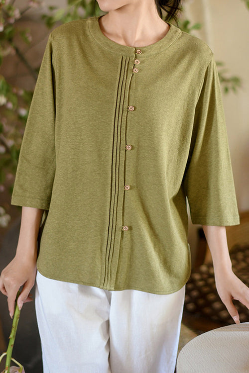 Linen Cotton Classy Eco-Friendly Shirt