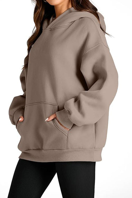 Oversized Fleece-Lined Hoodie