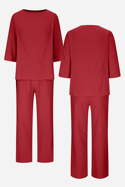 Elegant Textured Two-Piece Set