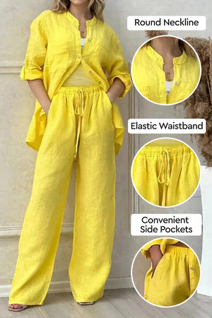 100% Cotton Travel-Ready Two Piece Set