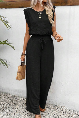 Elegant Two-Piece Set With Lace Detail