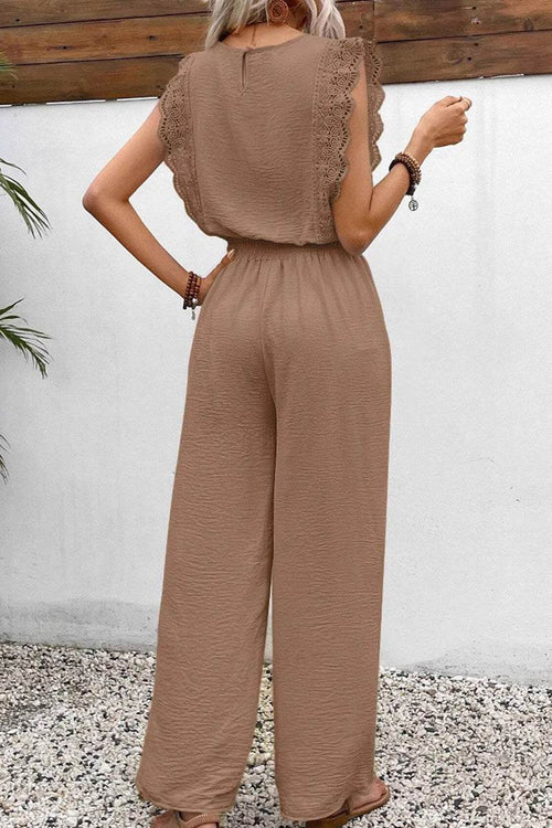 Elegant Two-Piece Set With Lace Detail