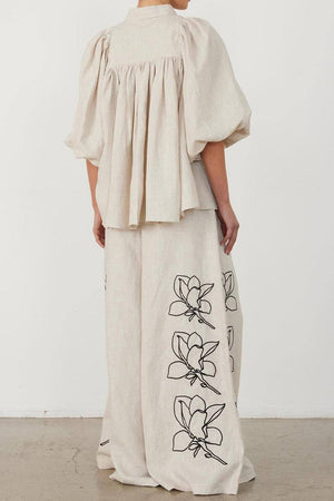 Dolce Vita Cotton Linen Floral Set