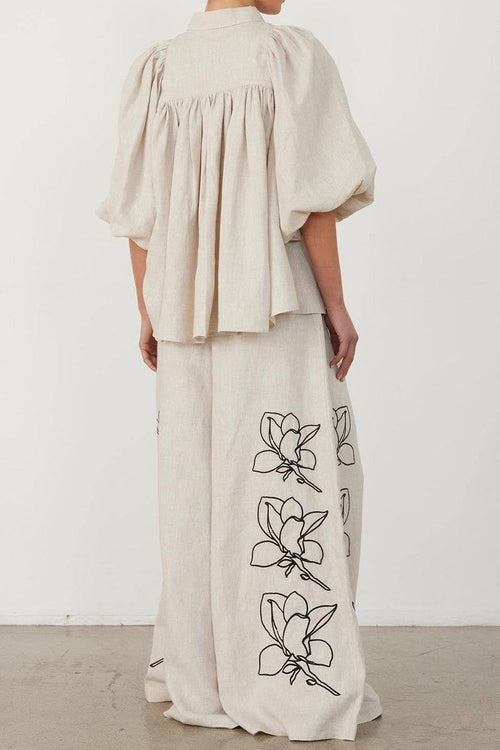 Dolce Vita Cotton Linen Floral Set