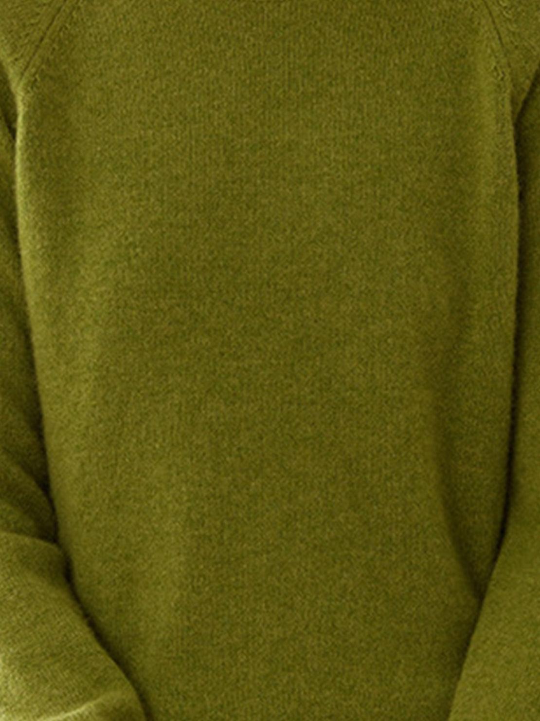 Lightweight 100% Italian cashmere sweater with mock-neck and regular fit for elegant comfort