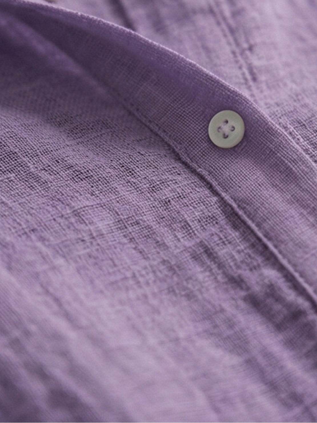 Lightweight 100% cotton popover blouse with relaxed fit and crinkled texture