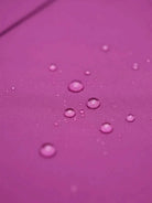 Elegant water-repellent A-line hooded raincoat with belt for women