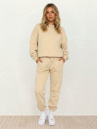 Classic Comfort Athleisure Set women’s stretchy activewear two-piece outfit