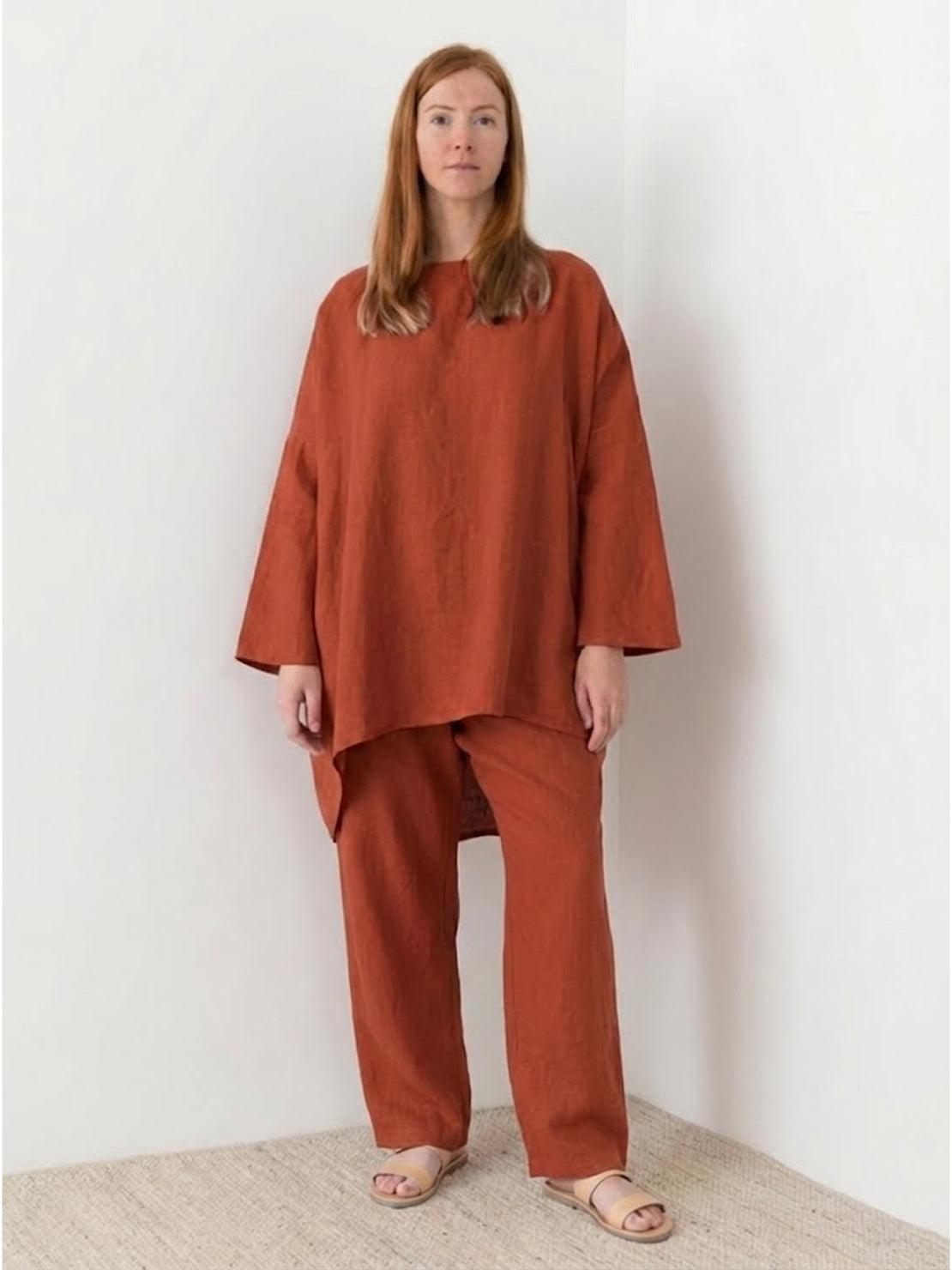 Everyday fashion loose-fit two-piece matching set with relaxed fit and breathable fabric