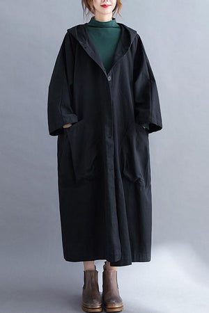 One Size Fits All Oversized Water Resistant Windbreaker Jacket